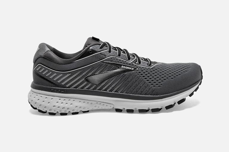 Brooks GHOST 12 Road Running Shoes Mens Outlet - Grey (GPM924786)